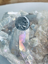 Load image into Gallery viewer, Size 6 Sterling Silver Native American Coin Ring