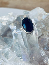 Load image into Gallery viewer, Size 8 Sterling Silver Onyx Ring
