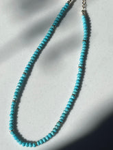 Load image into Gallery viewer, Turquoise and Gold Beaded Necklace
