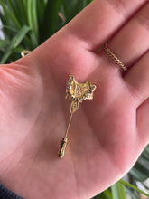 Load image into Gallery viewer, Vintage Western Saddle Gold Hat Pin