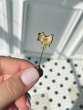 Load image into Gallery viewer, Vintage Western Saddle Gold Hat Pin