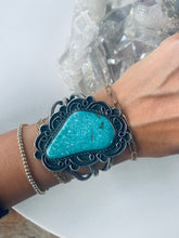 Load image into Gallery viewer, Turquoise and Sterling Cuff