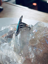 Load image into Gallery viewer, Size 6 Genuine Turquoise Sterling Silver Ring