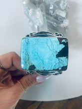 Load image into Gallery viewer, Vintage Turquoise and Sterling Cuff