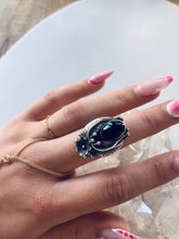 Load image into Gallery viewer, Size 9 Sterling Silver Onyx Ring