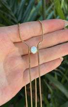 Load image into Gallery viewer, Opal Bolo Necklace Gold