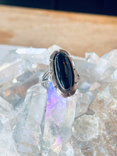 Load image into Gallery viewer, Size 7 Onyx Sterling Silver Ring