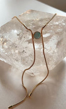 Load image into Gallery viewer, Larimar Bolo Necklace Gold