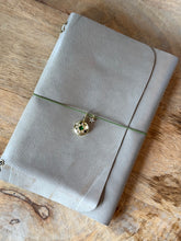Load image into Gallery viewer, Handmade Genuine Leather Traveler Journal Light Gray