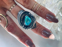 Load image into Gallery viewer, Size 6.5 Vintage Turquoise Ring
