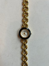 Load image into Gallery viewer, Vintage Anne Klein II Black Gold Circle Watch