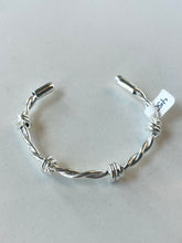 Load image into Gallery viewer, Sterling Silver Barbed Wire Cuff