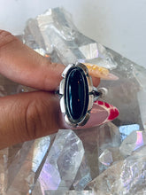 Load image into Gallery viewer, Size 7 Onyx Sterling Silver Ring