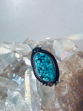 Load image into Gallery viewer, Size 12 Genuine Turquoise Sterling Silver Ring