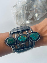 Load image into Gallery viewer, Gorgeous Vintage Sterling and Turquoise Cuff
