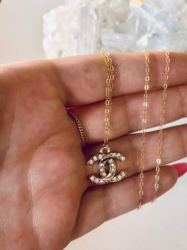 Gold Vintage Channel Necklace