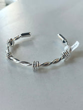 Load image into Gallery viewer, Sterling Silver Barbed Wire Cuff