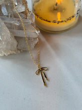 Load image into Gallery viewer, Bow Charm Necklace