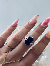 Load image into Gallery viewer, Size 8 Sterling Silver Onyx Ring