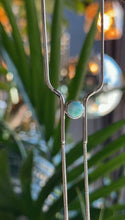 Load image into Gallery viewer, Larimar Sterling Silver Bolo Tie