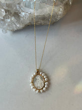Load image into Gallery viewer, Jesus Pearl Pendant Necklace