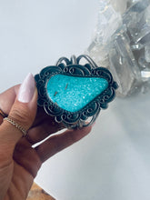 Load image into Gallery viewer, Turquoise and Sterling Cuff