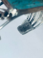 Load image into Gallery viewer, Vintage Turquoise and Sterling Cuff
