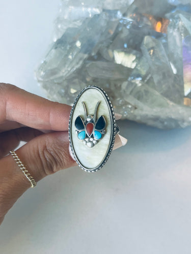 Size 8 Butterfly Ring
