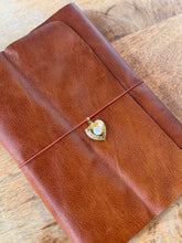 Load image into Gallery viewer, Handmade Genuine Leather Traveler Journal Whiskey Brown