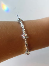 Load image into Gallery viewer, Sterling Silver Barbed Wire Cuff