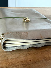 Load image into Gallery viewer, Handmade Genuine Leather Traveler Journal Light Gray