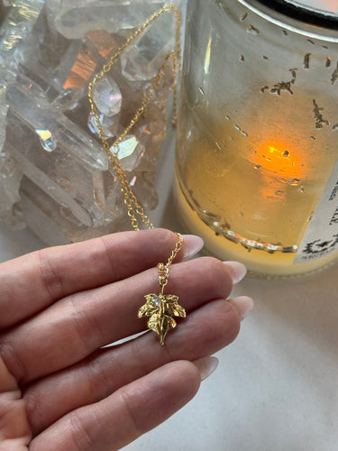 Maple Leaf Necklace