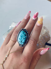 Load image into Gallery viewer, Size 12 Genuine Turquoise Sterling Silver Ring