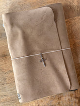 Load image into Gallery viewer, Handmade Genuine Leather Traveler Journal Tan Beige