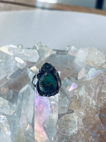 Size 7 Genuine Turquoise Ring