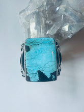 Load image into Gallery viewer, Vintage Turquoise and Sterling Cuff