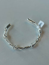 Load image into Gallery viewer, Sterling Silver Barbed Wire Cuff