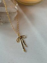 Load image into Gallery viewer, Bow Charm Necklace