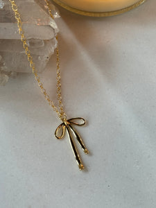 Bow Charm Necklace