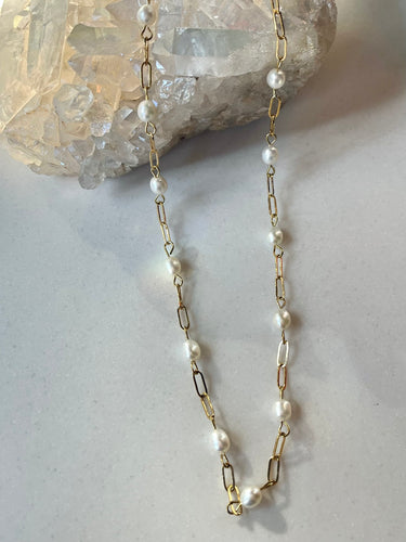 Pearl and Gold Necklace