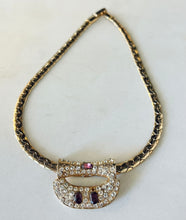 Load image into Gallery viewer, Vintage Gold Choker Necklace with Beautiful Pendant