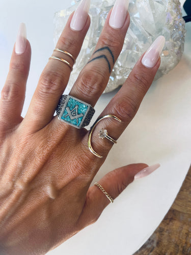 Size 10 Masonic Ring