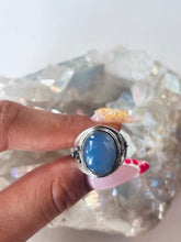 Load image into Gallery viewer, Size 9 Moonstone Sterling Silver Ring