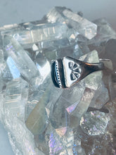 Load image into Gallery viewer, Size 8.5 Onyx Sterling Silver Ring