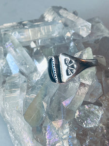 Size 8.5 Onyx Sterling Silver Ring