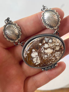 Crazy Horse Sterling Silver Necklace