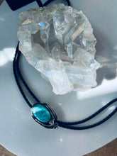 Load image into Gallery viewer, Sterling and Turquoise Bolo Tie
