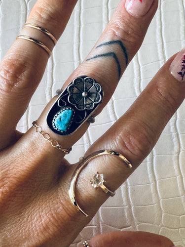 Size 7 Vintage Turquoise Ring