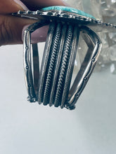 Load image into Gallery viewer, Sterling and Turquoise Cuff