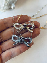 Load image into Gallery viewer, GOLD Vintage Chanel Bow Necklace